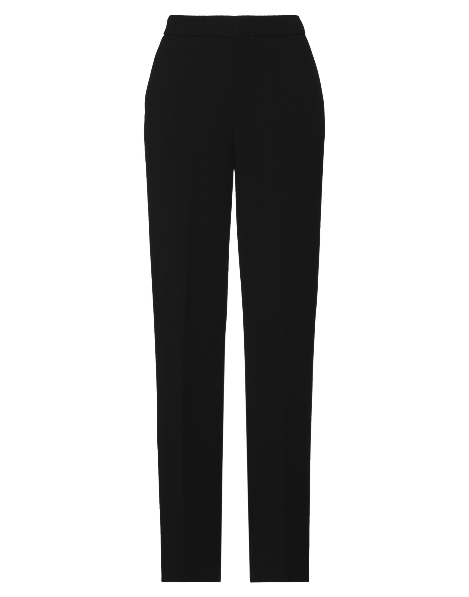 Rossopuro Woman Pants Black Size 6 Polyester, Viscose, Elastane