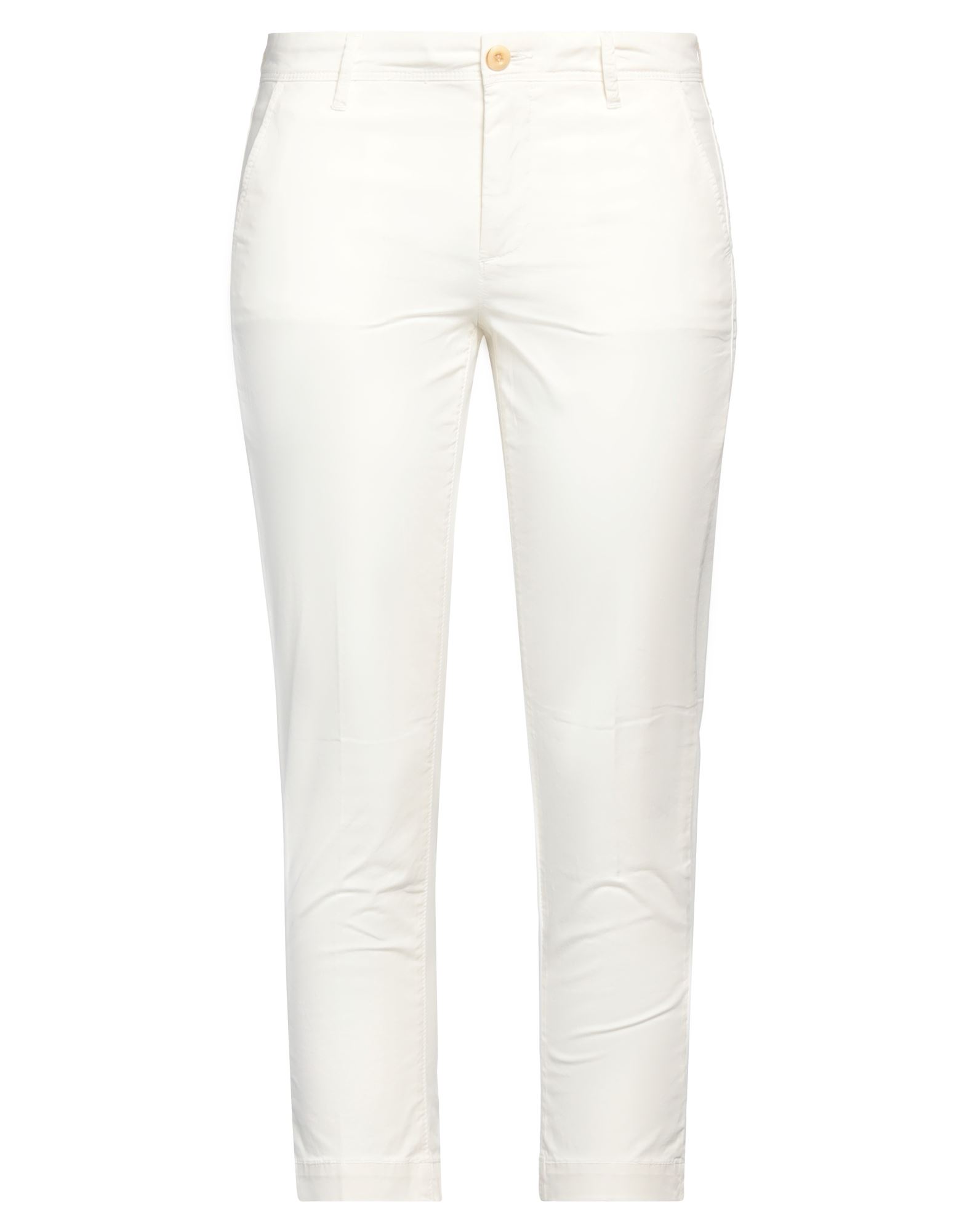 Siviglia White Cropped Pants In White