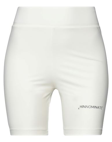 Hinnominate Woman Shorts & Bermuda Shorts Ivory Size Xxs Polyamide, Elastane In Off White