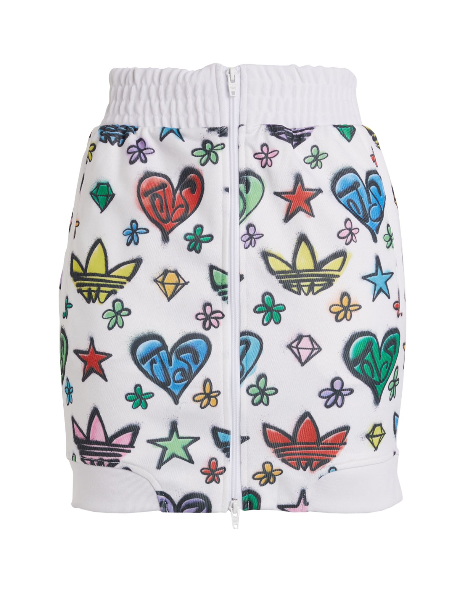 Adidas Originals By Jeremy Scott Mini Skirts In White