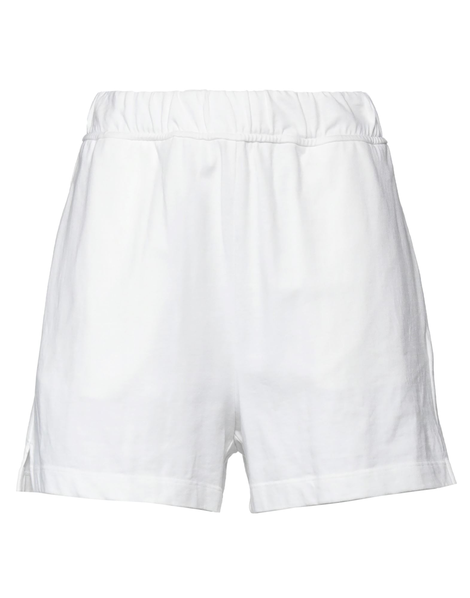 Mauro Grifoni Woman Shorts & Bermuda Shorts White Size S Cotton