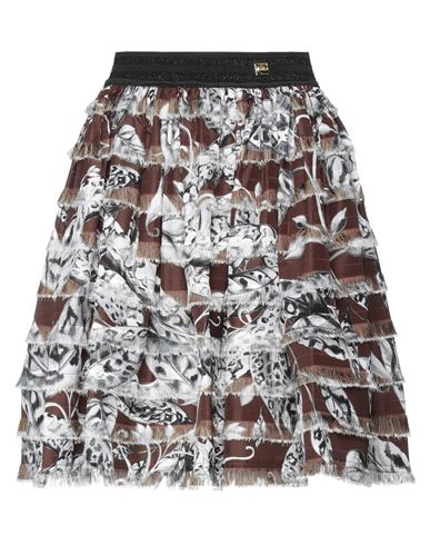 Cavalli Class Mini Skirts In Brown