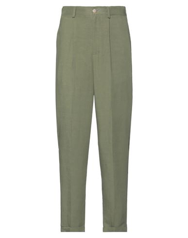 Shop Bonheur Woman Pants Military Green Size 27 Viscose, Linen
