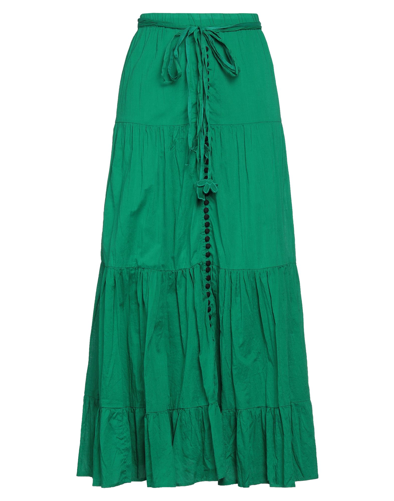 Ottod'ame Long Skirts In Green