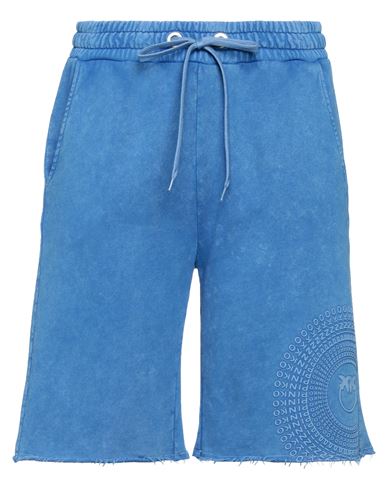 Shop Pinko Woman Shorts & Bermuda Shorts Azure Size L Cotton In Blue