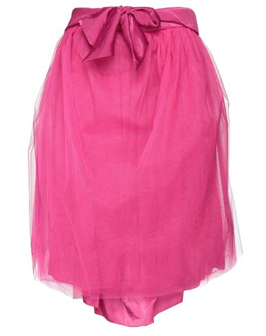 Never Be The Same Woman Midi Skirt Fuchsia Size 6 Polyester In Pink