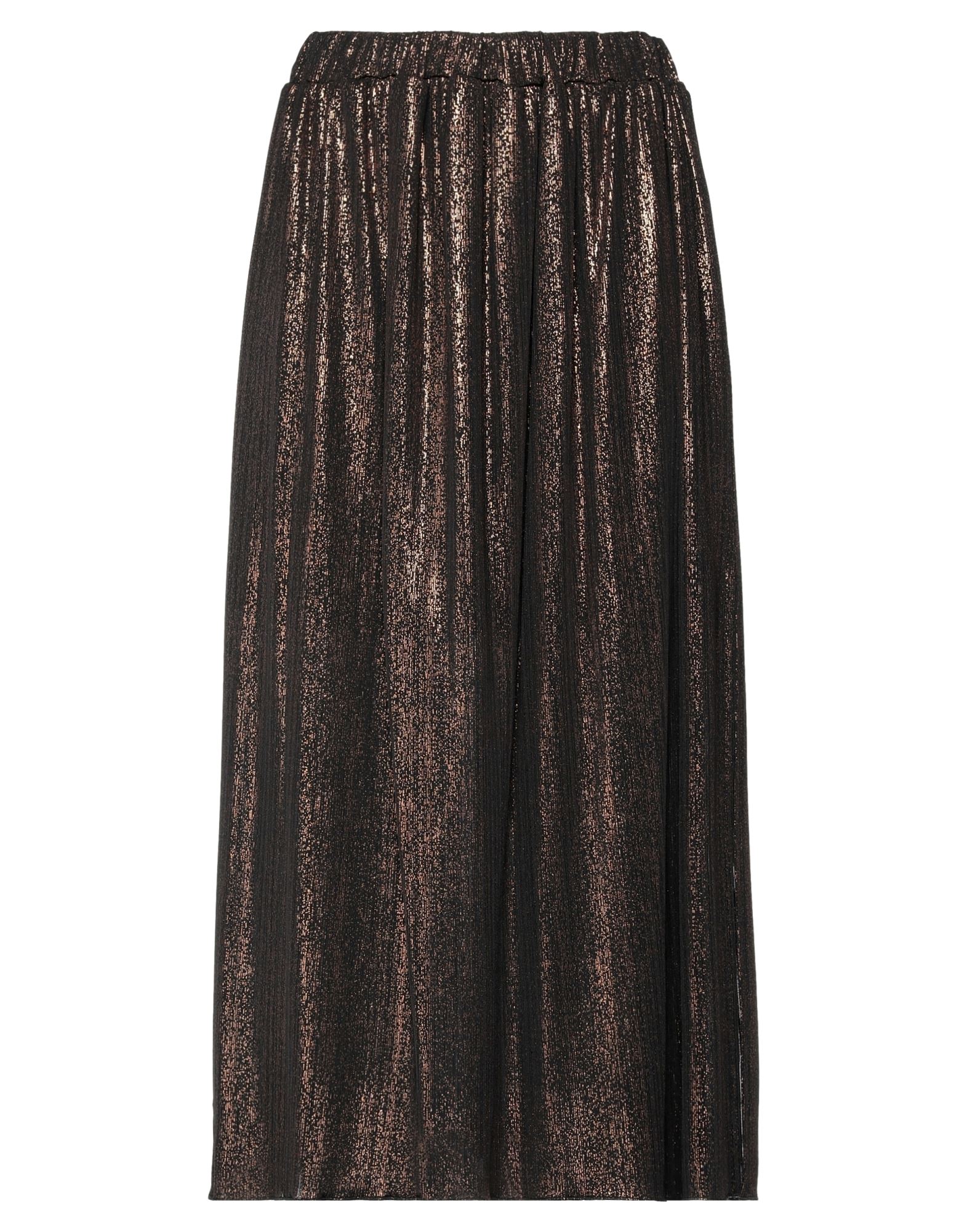 Boutique De La Femme Midi Skirts In Black