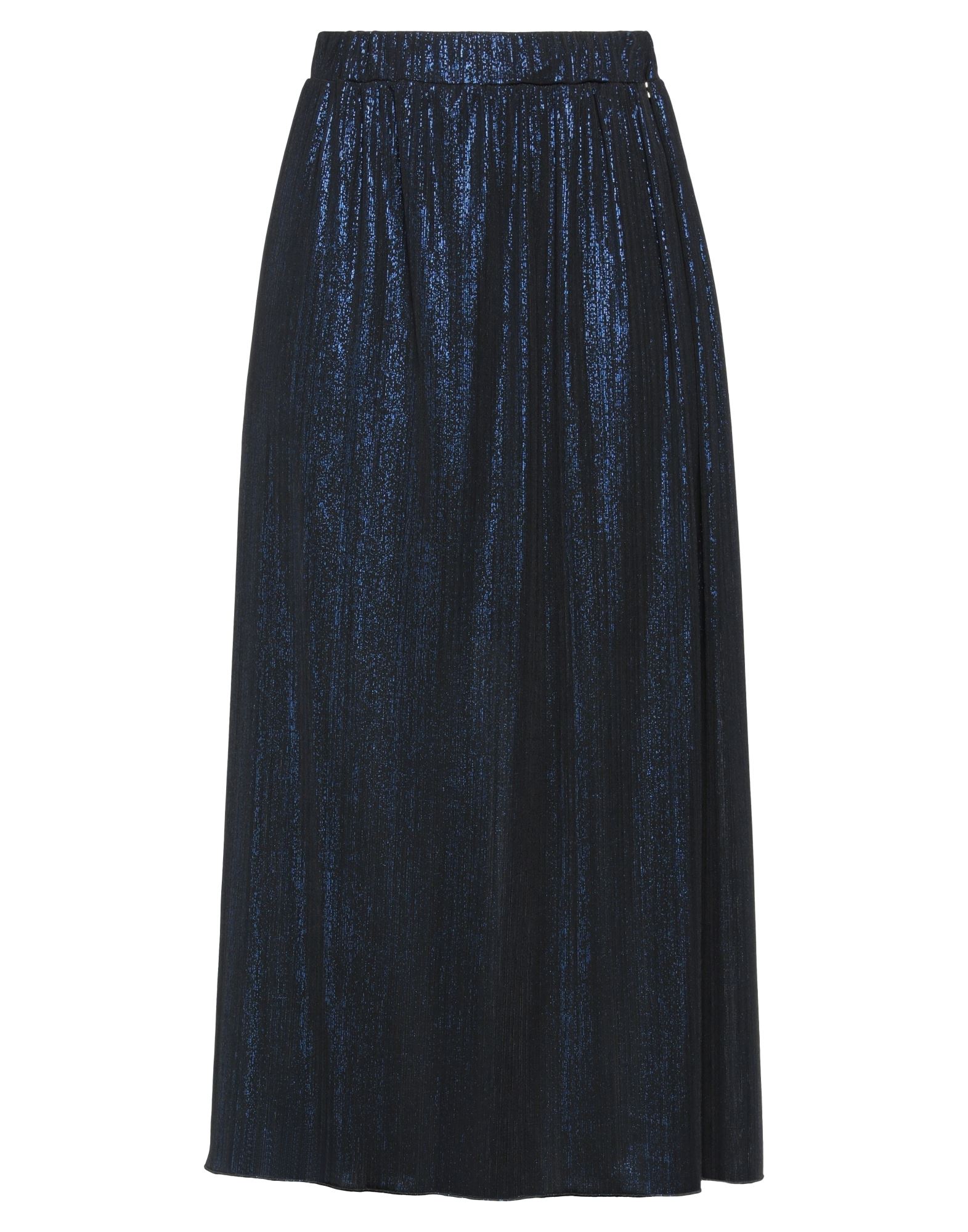 Boutique De La Femme Midi Skirts In Blue