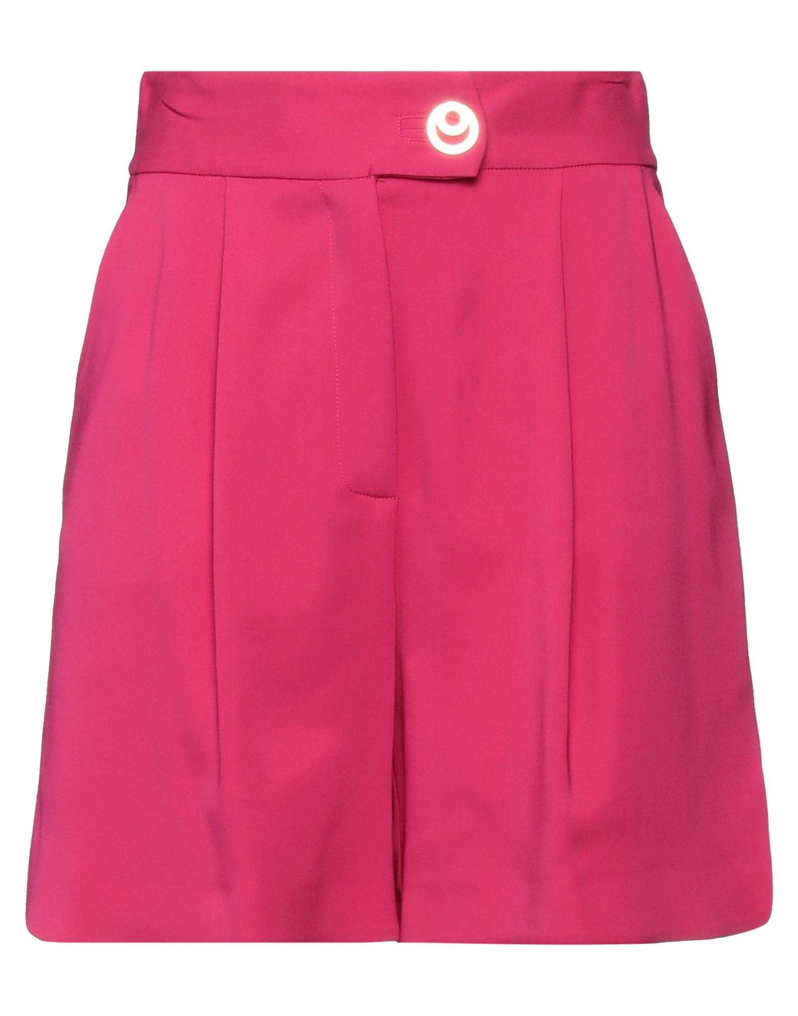 Space Simona Corsellini Simona Corsellini Woman Shorts & Bermuda Shorts Fuchsia Size 4 Viscose, Elastane In Pink