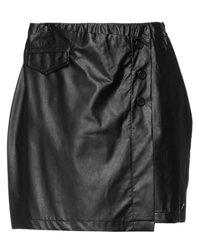 Boutique De La Femme Woman Mini Skirt Black Size L Viscose