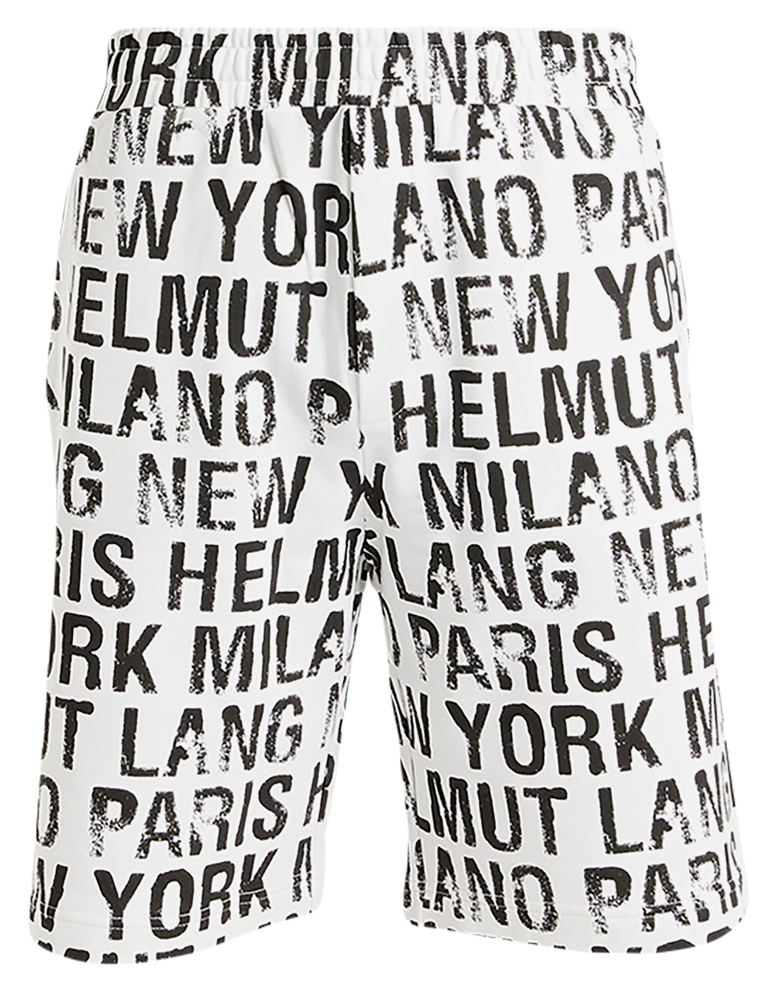 Helmut Lang Man Shorts & Bermuda Shorts White Size L Cotton