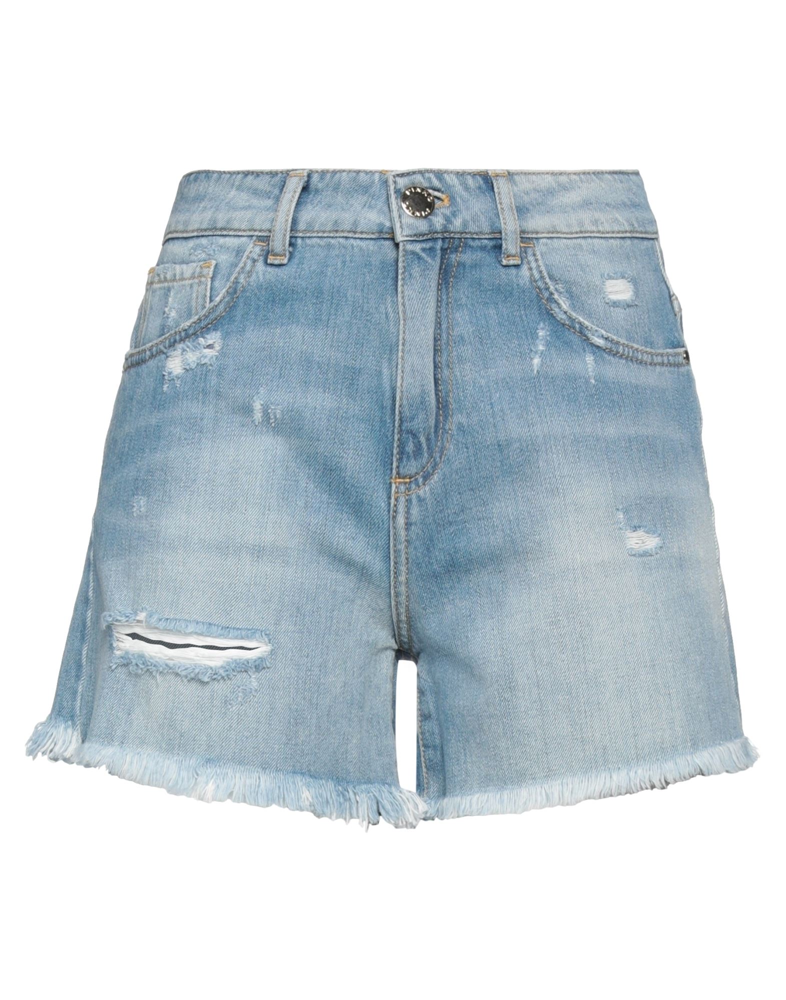 Pinko Denim Shorts In Blue