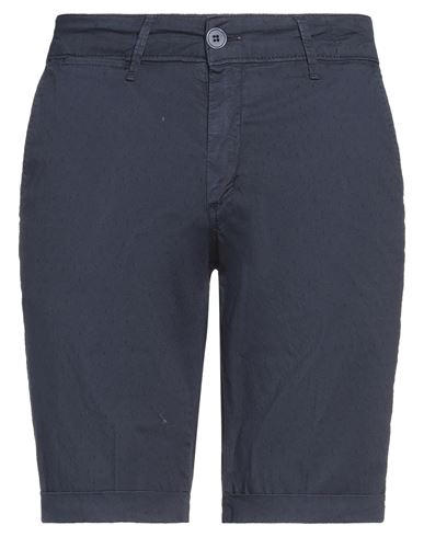 Ago.ra.lo Ago. Ra. Lo. Man Shorts & Bermuda Shorts Midnight Blue Size 32 Cotton, Elastane