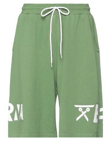 Man Pants Military green Size 38 Cotton, Elastane