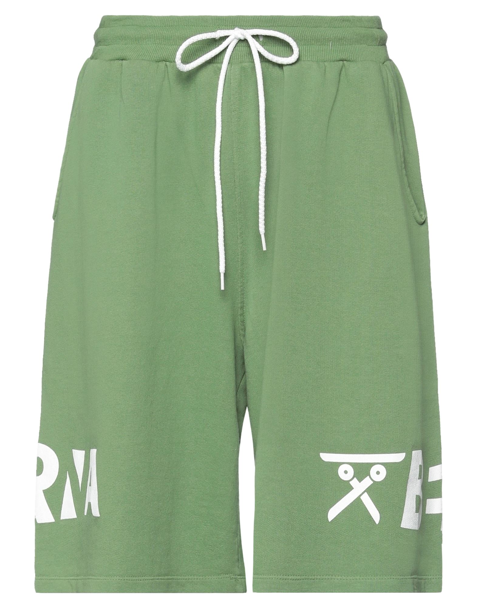 Berna Man Shorts & Bermuda Shorts Green Size 3 Cotton