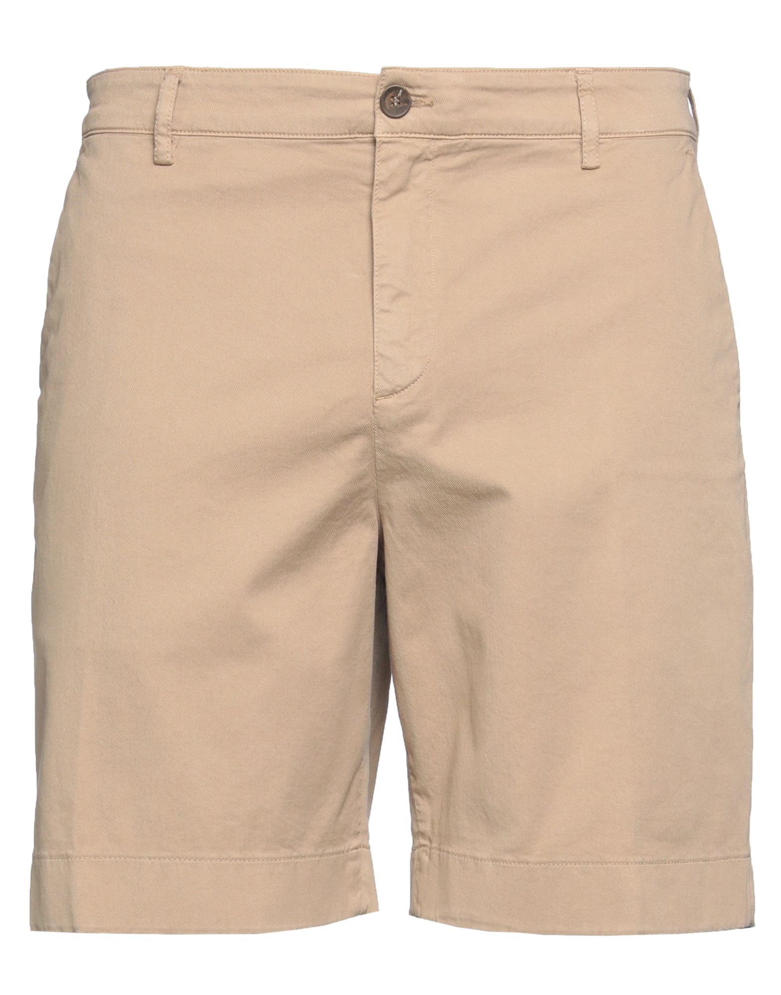 Seventy Sergio Tegon Man Shorts & Bermuda Shorts Khaki Size 30 Cotton, Elastane In Beige