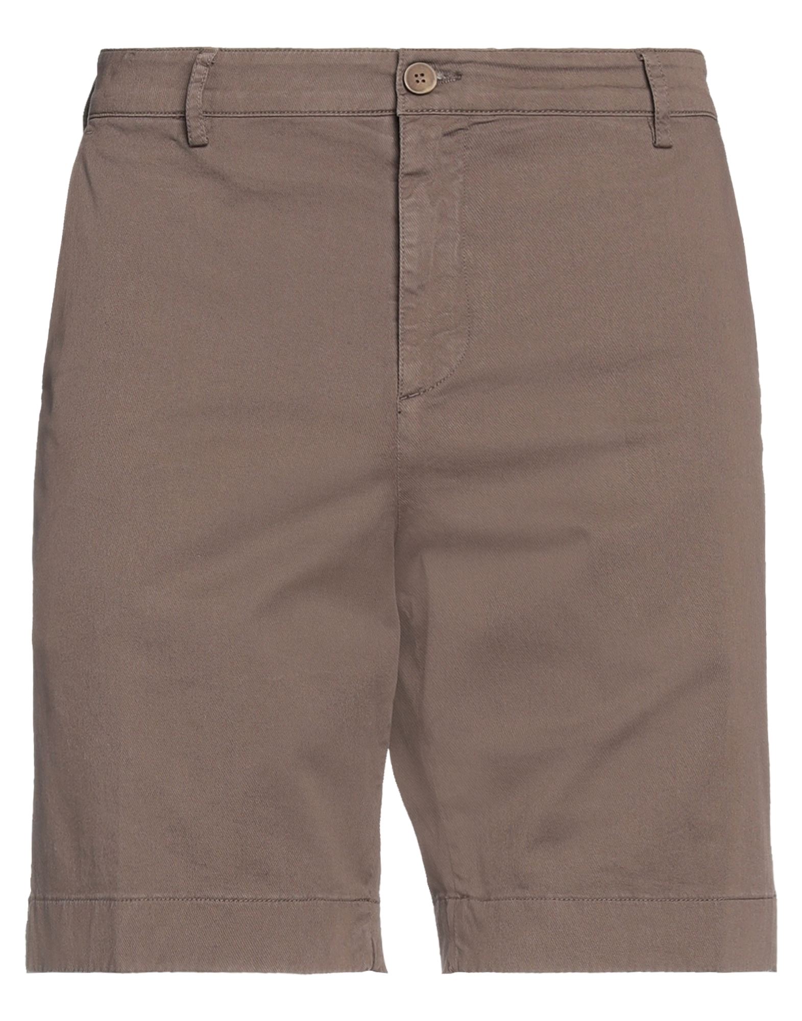 Seventy Sergio Tegon Man Shorts & Bermuda Shorts Dark Brown Size 28 Cotton, Elastane In Brown
