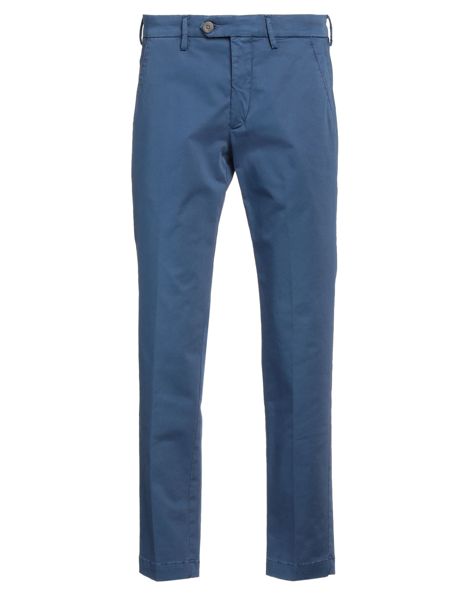 Shop Michael Coal Man Pants Slate Blue Size 28 Cotton, Elastane
