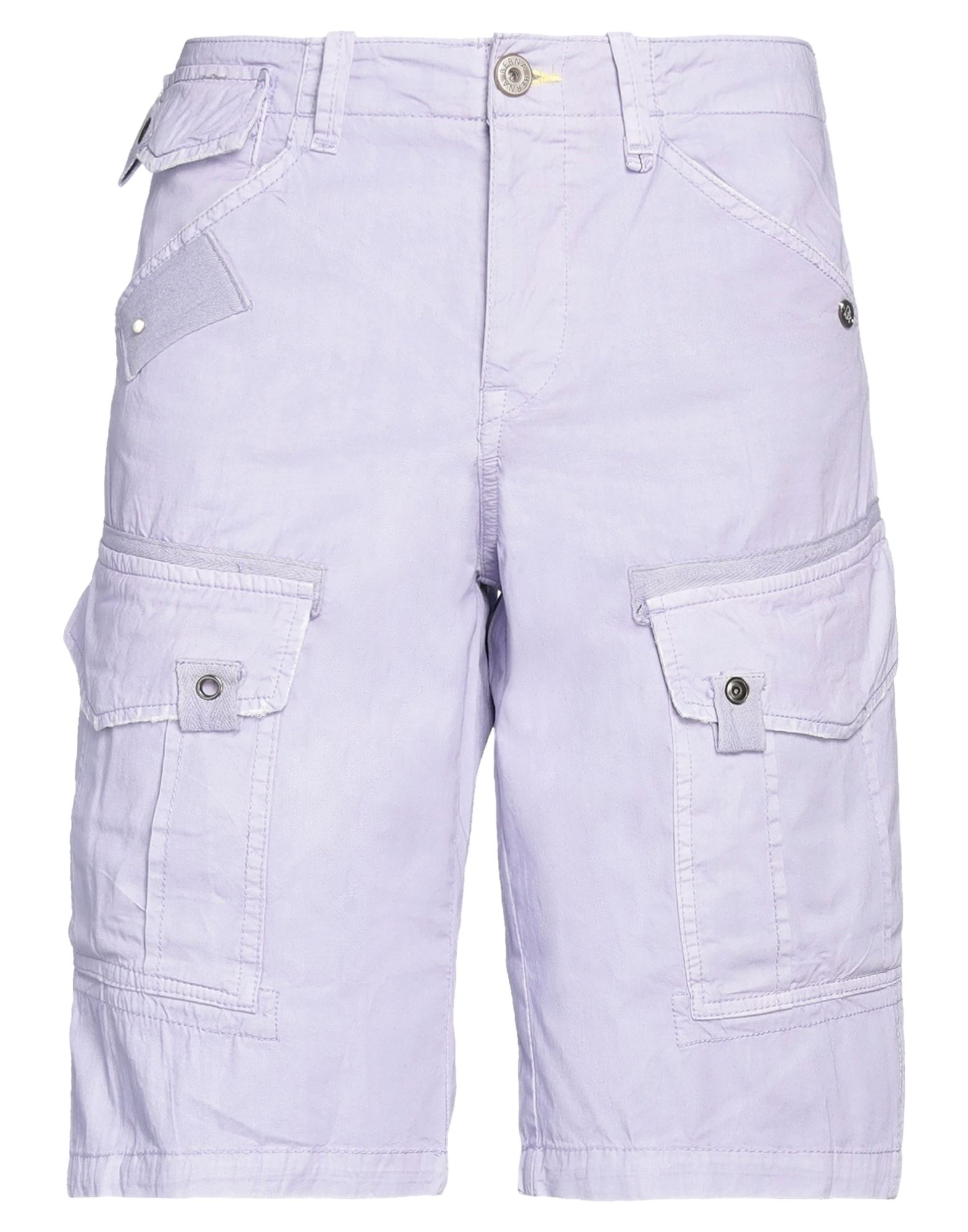 Berna Man Shorts & Bermuda Shorts Light Purple Size 32 Cotton