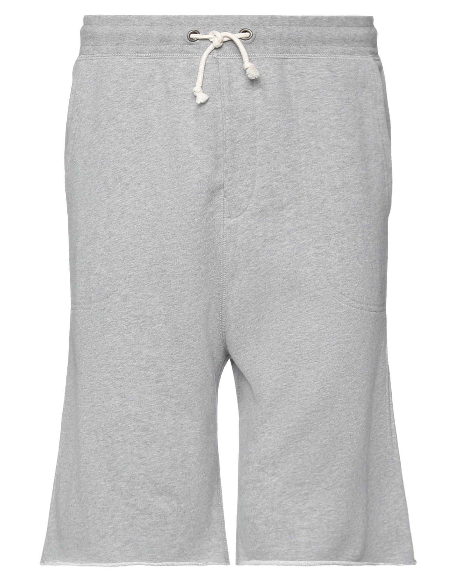 Bl'ker Man Shorts & Bermuda Shorts Light Grey Size L Cotton
