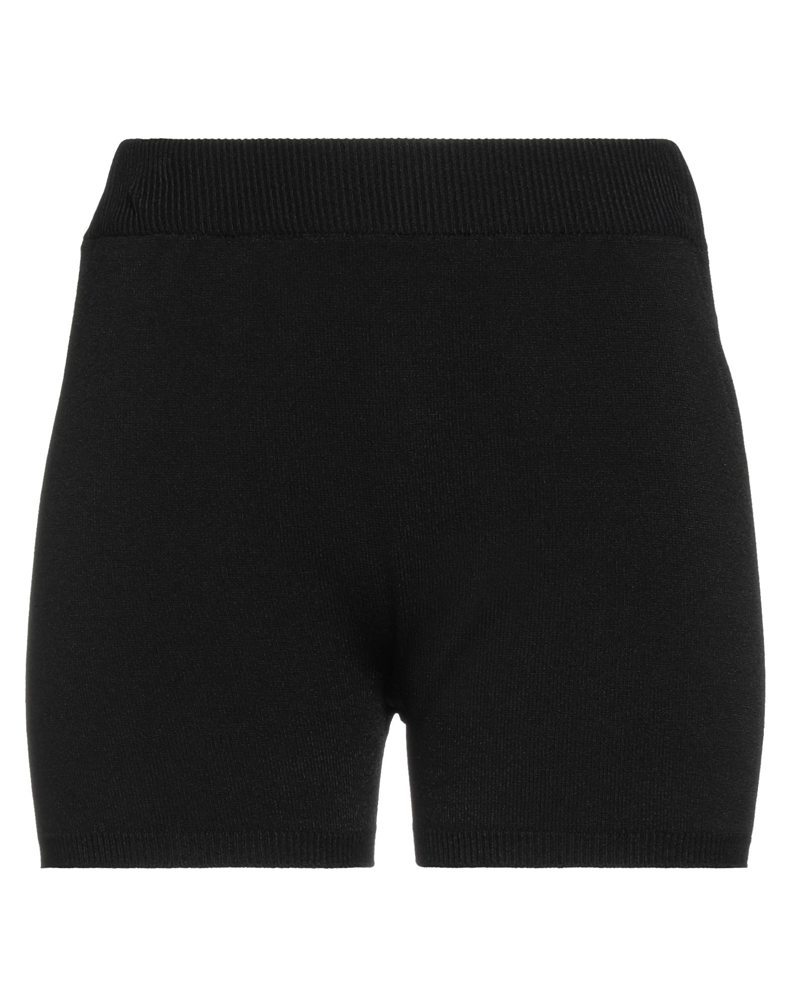 Compagnia Italiana Woman Shorts & Bermuda Shorts Black Size L Viscose, Polyamide