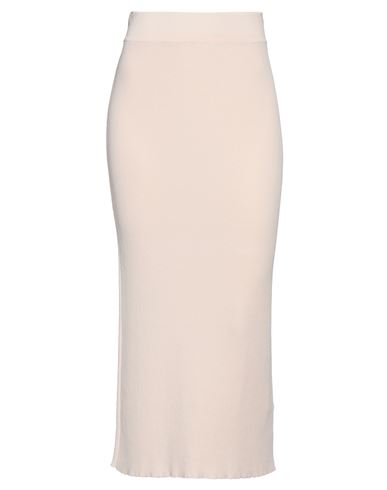 Soallure Woman Midi Skirt Light Pink Size M Viscose, Polyamide
