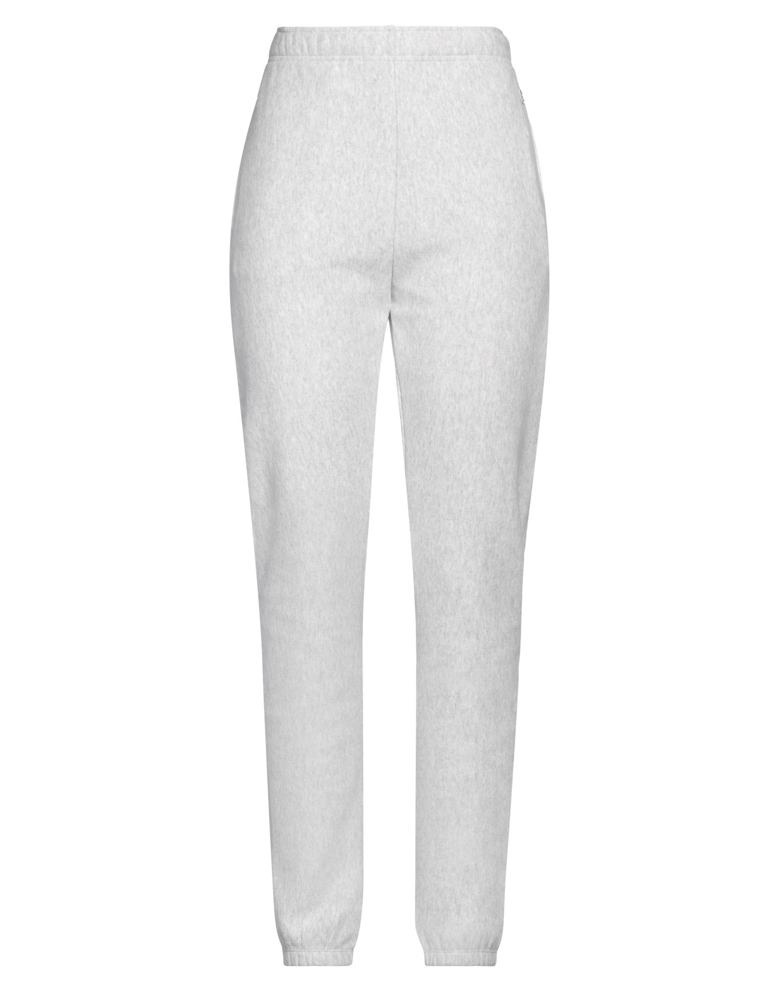 Champion Reverse Weave Woman Pants Light Grey Size M Cotton, Polyester