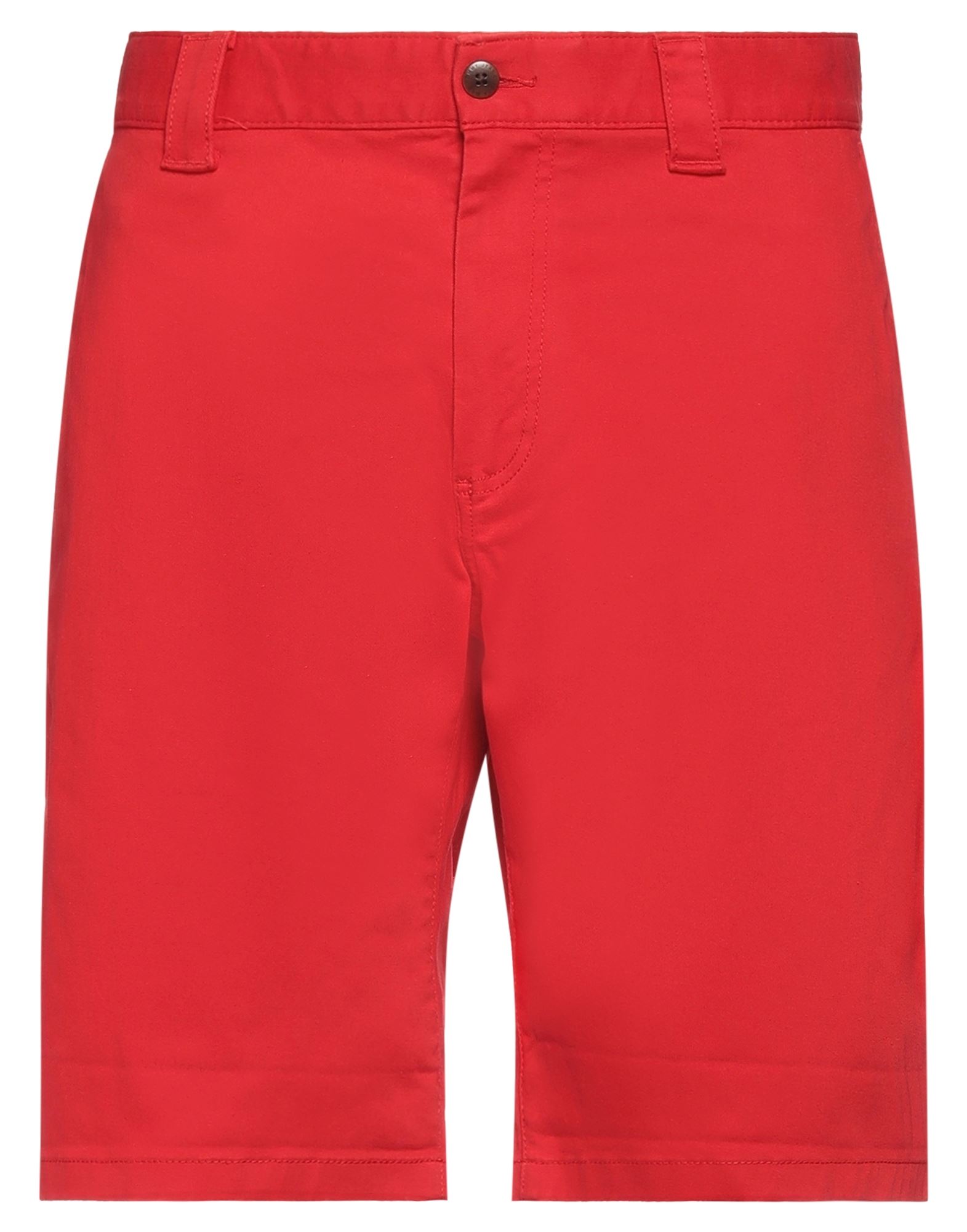 Tommy Jeans Man Shorts & Bermuda Shorts Red Size 28 Cotton, Elastane