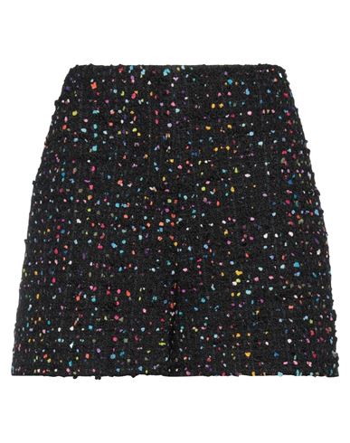 Valentino Woman Shorts & Bermuda Shorts Black Size 4 Viscose, Polyamide, Cotton, Synthetic Fibers, Wool