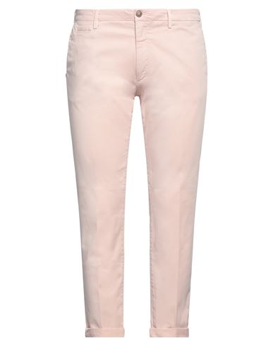 40weft Man Pants Light Pink Size 38 Cotton, Elastane