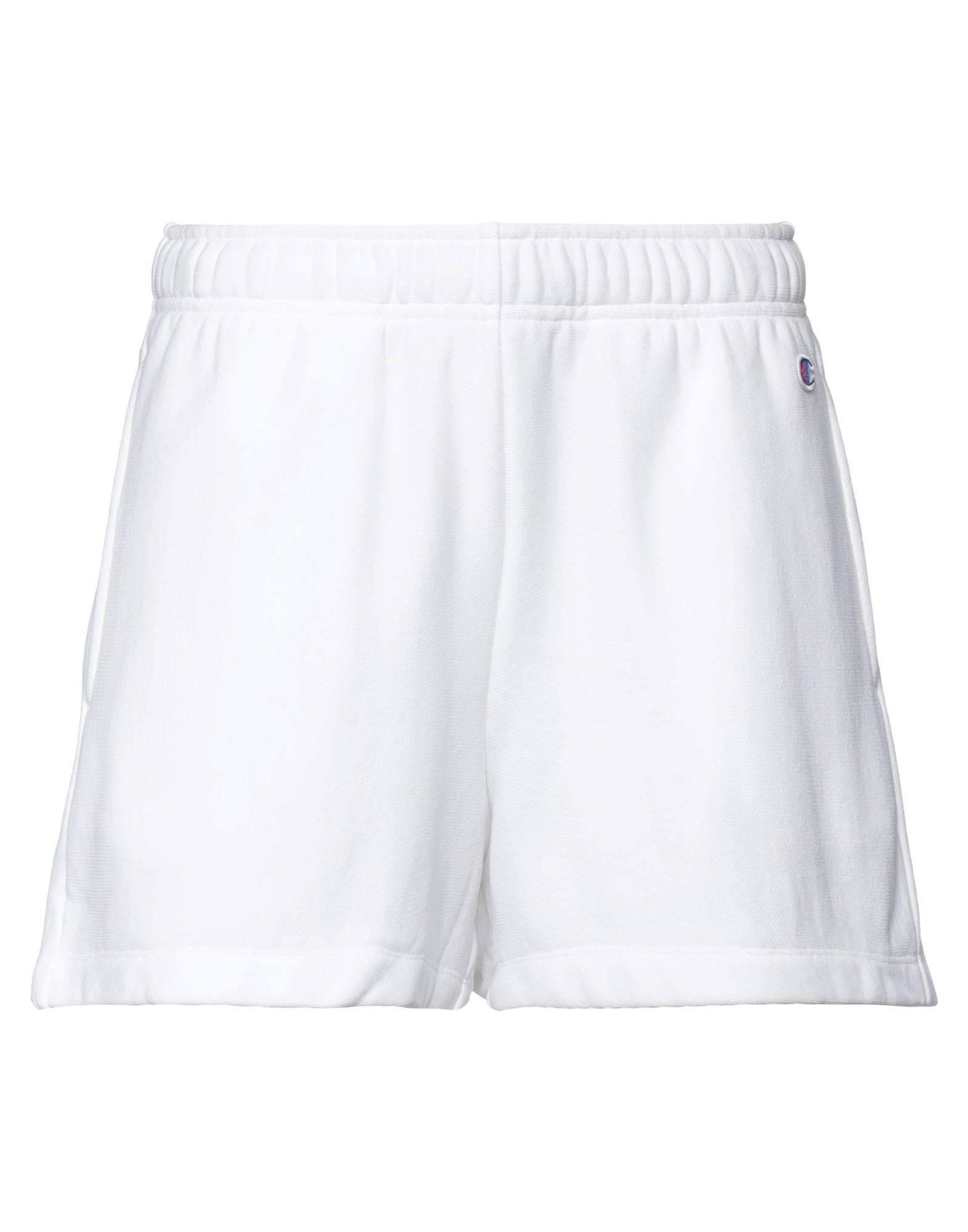Champion Woman Shorts & Bermuda Shorts White Size S Cotton, Polyester