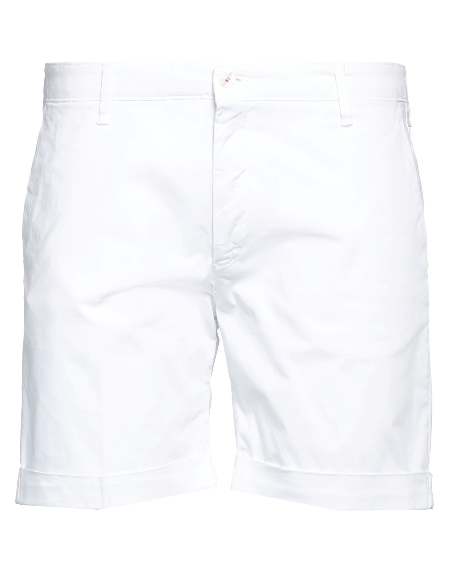 Falko Rosso® Falko Rosso Man Shorts & Bermuda Shorts White Size 38 Cotton, Elastane