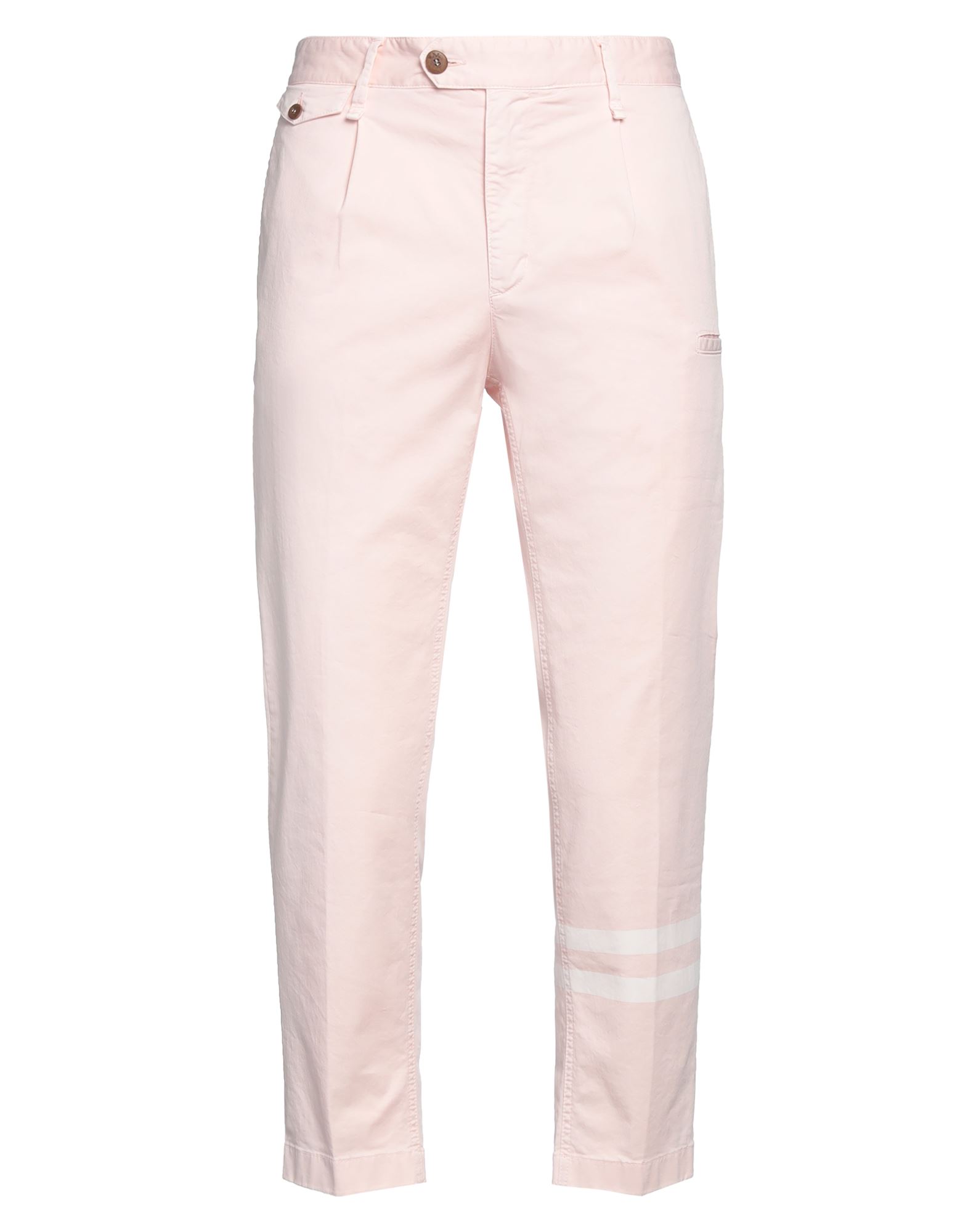 W N Y White Navy Yellow Pants In Pink