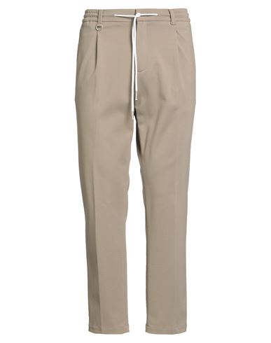 Paolo Pecora Man Pants Khaki Size 36 Viscose, Polyamide, Elastane In Sand