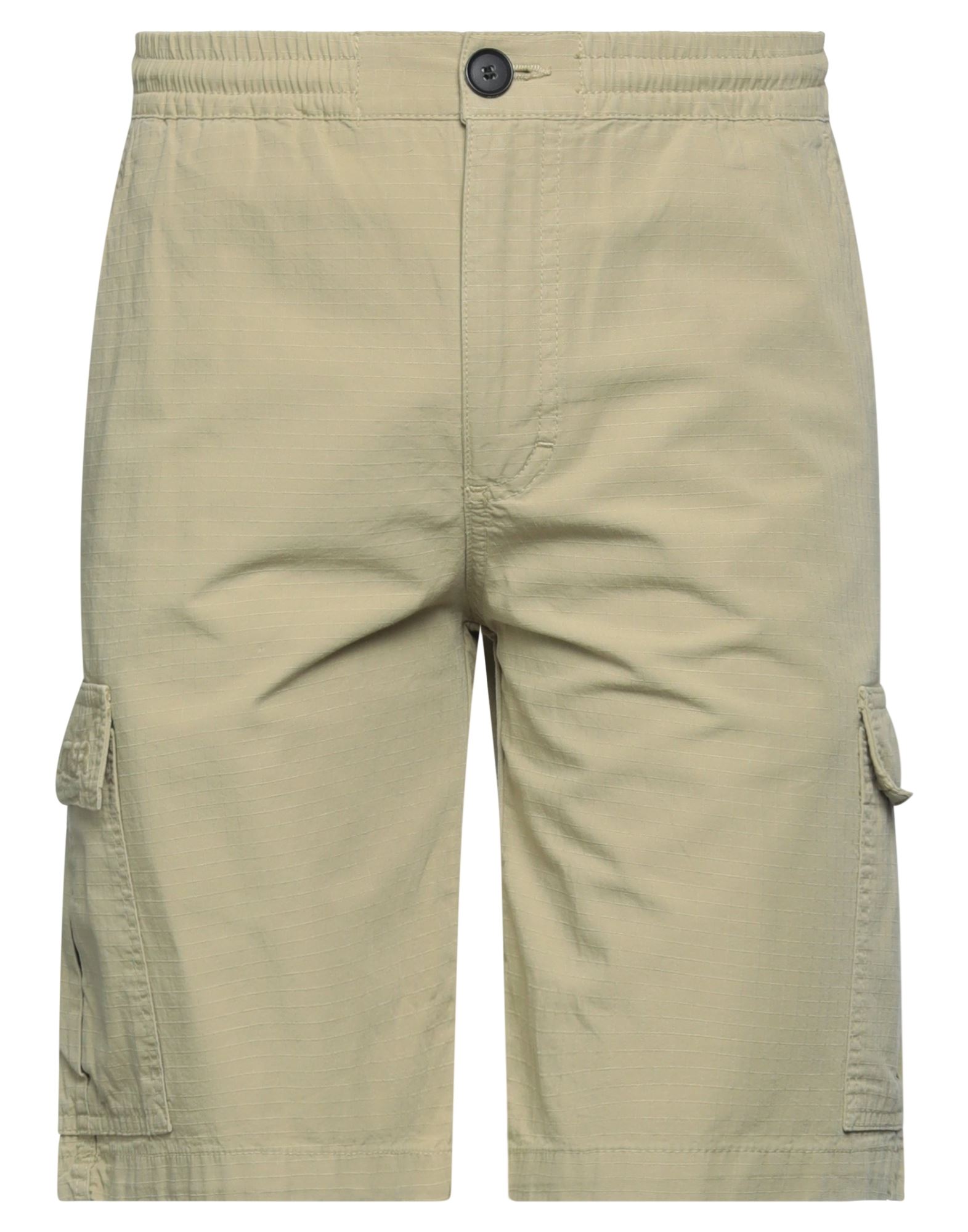 Iuter Man Shorts & Bermuda Shorts Khaki Size Xs Cotton In Beige