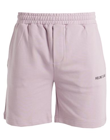 Shop Helmut Lang Man Shorts & Bermuda Shorts Lilac Size L Cotton In Purple