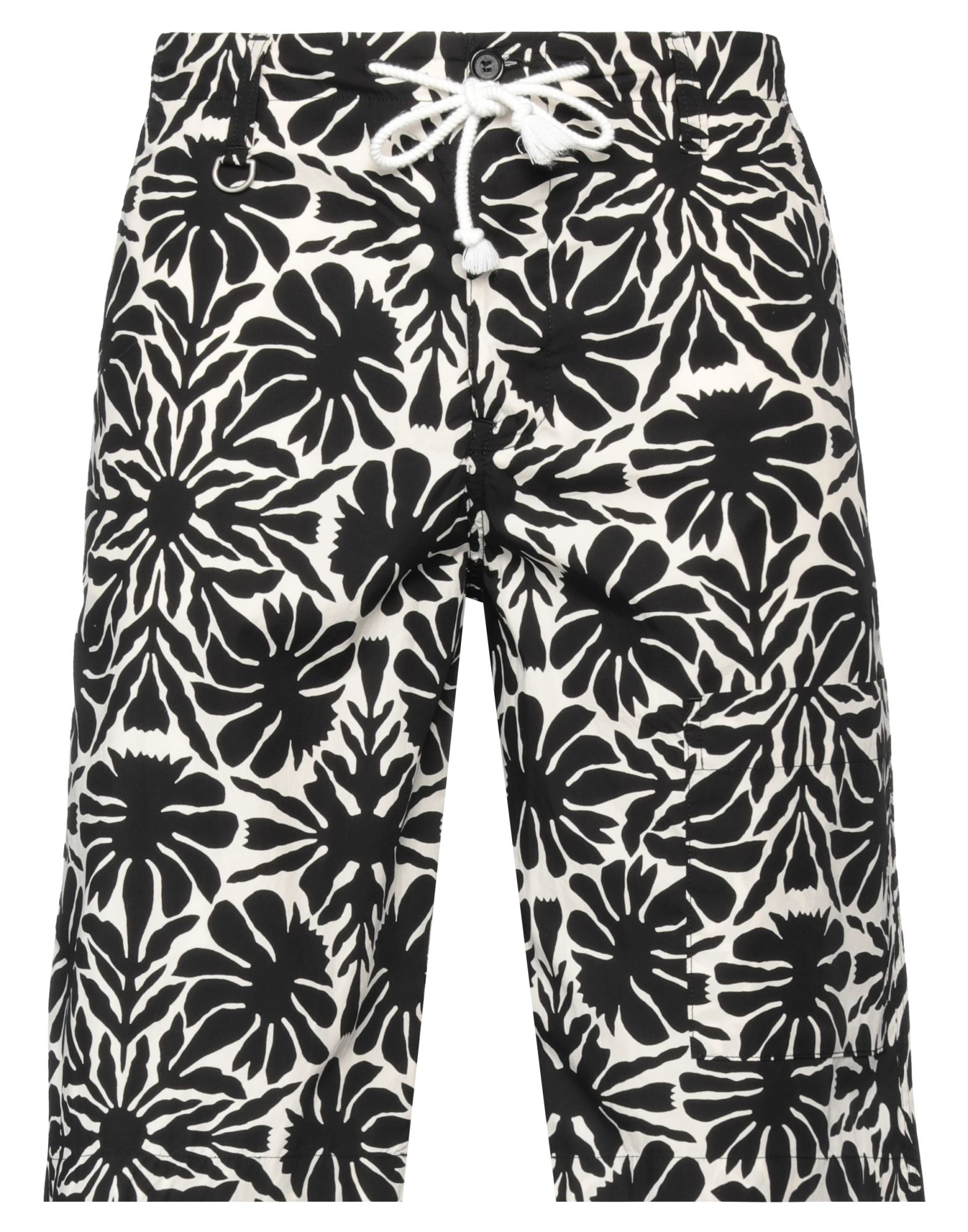 Paolo Pecora Man Shorts & Bermuda Shorts Black Size 40 Cotton In Black