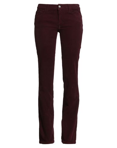 Fracomina Jeans Woman Pants Garnet Size 32 Cotton, Elastane In Red