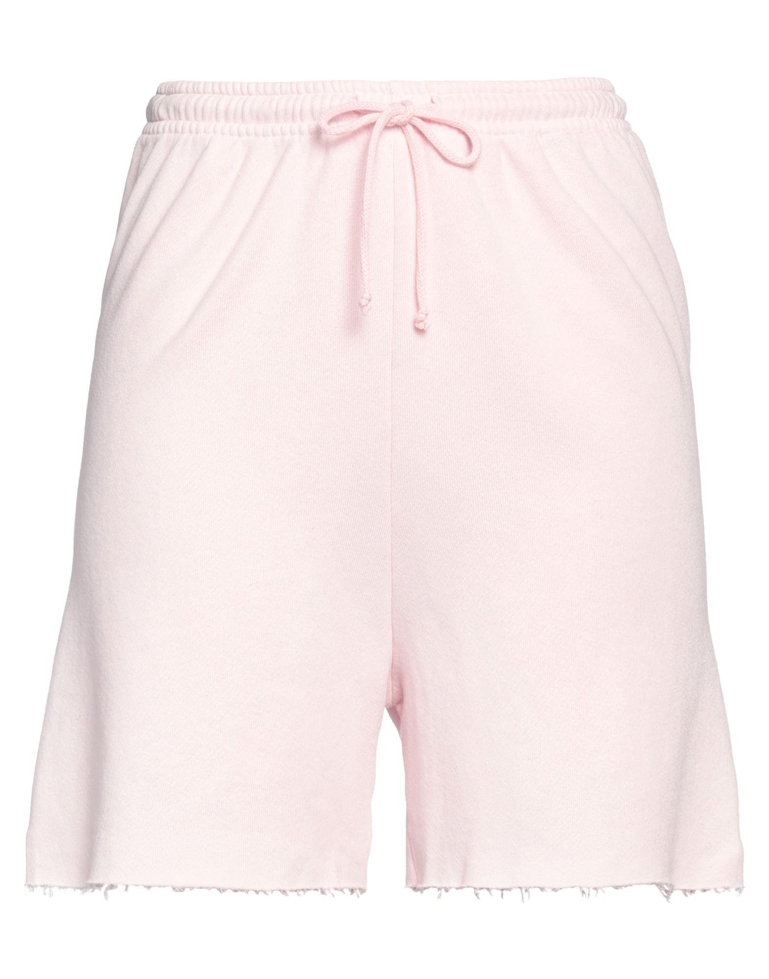Shop John Elliott Woman Shorts & Bermuda Shorts Light Pink Size 3 Cotton, Polyester