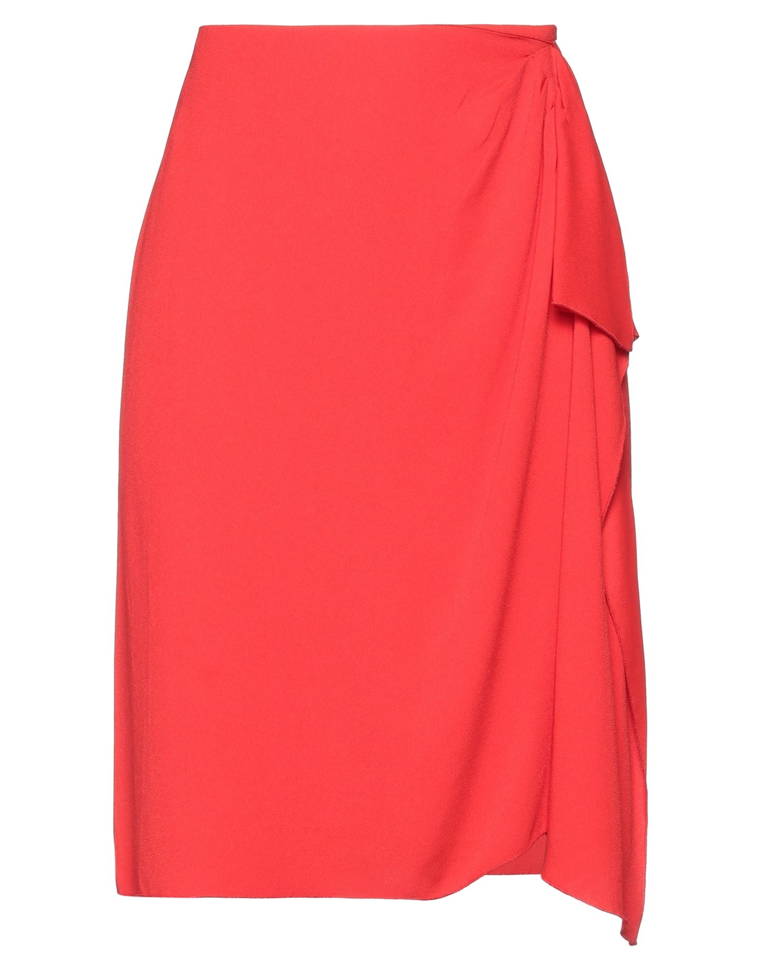 Dondup Midi Skirts In Red