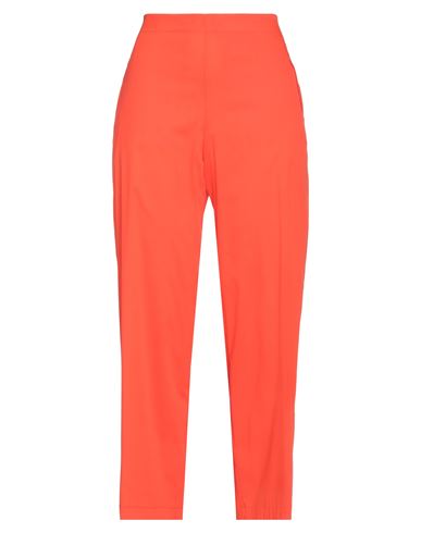 Arsenal Woman Pants Orange Size 6 Cotton, Polyamide, Elastane
