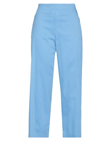 Arsenal Woman Pants Azure Size 2 Cotton, Polyamide, Elastane In Blue