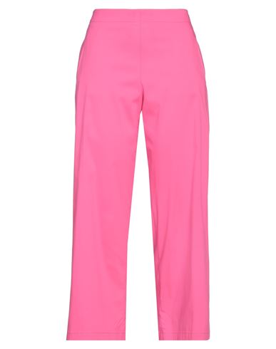 Arsenal Woman Pants Fuchsia Size 6 Cotton, Polyamide, Elastane In Pink