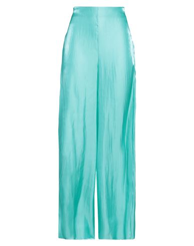Jucca Woman Pants Turquoise Size 6 Polyester In Blue