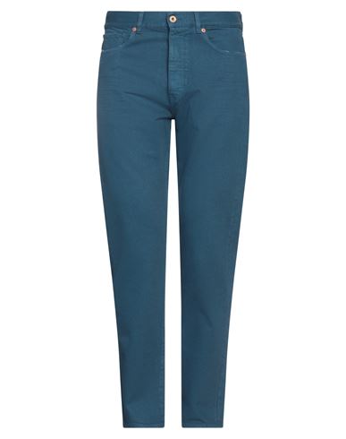 Pence Man Denim Pants Azure Size 33 Cotton In Blue
