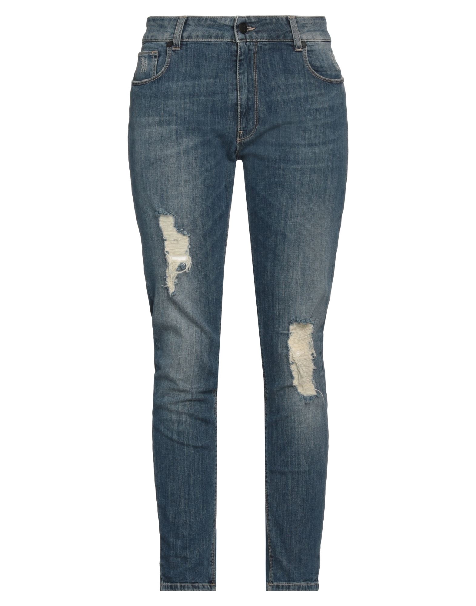 Up ★ Jeans Woman Jeans Blue Size 31 Cotton, Elastane