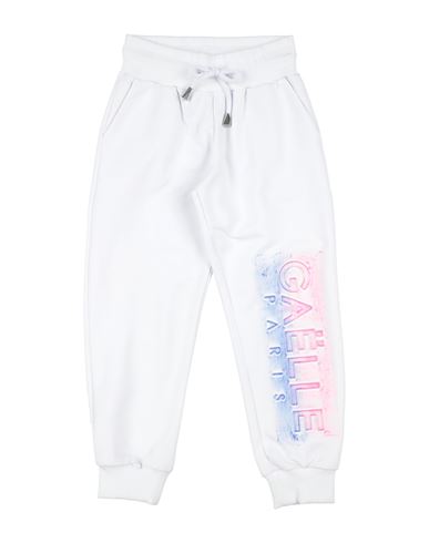 GAELLE PARIS GAËLLE PARIS TODDLER GIRL PANTS WHITE SIZE 4 COTTON, ELASTANE 