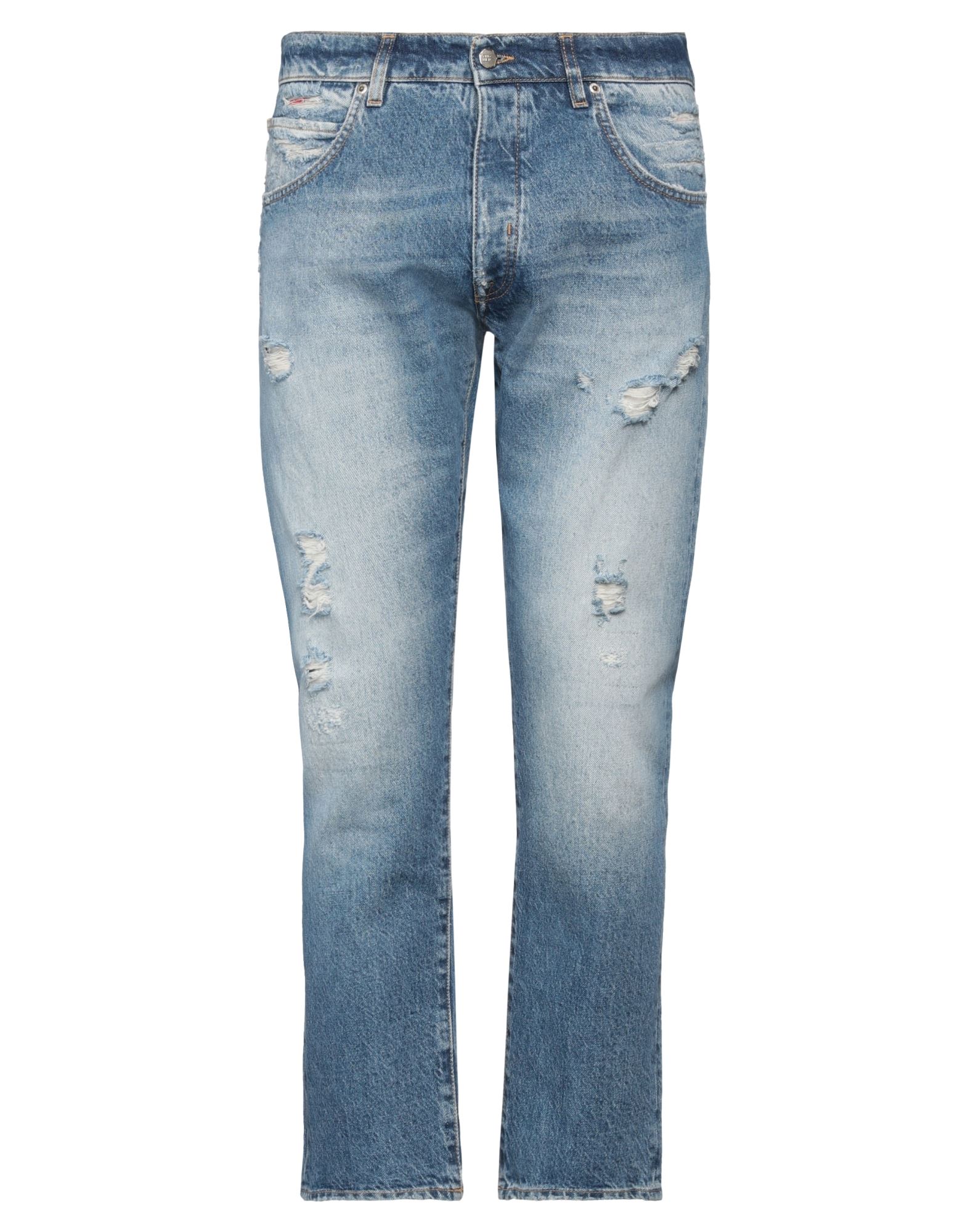 2w2m Man Jeans Blue Size 33 Cotton, Hemp, Polyester