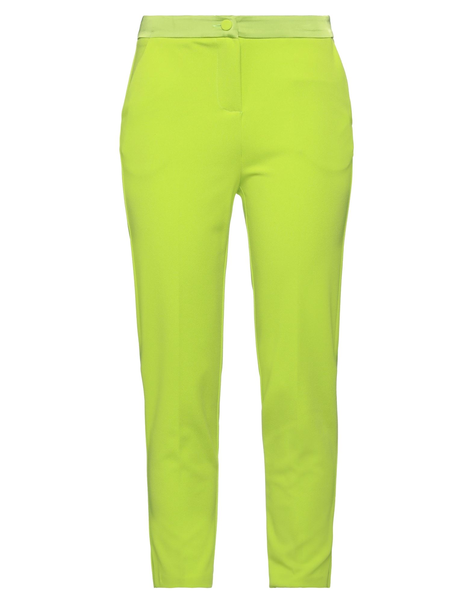 Zahjr Cropped Pants In Acid Green
