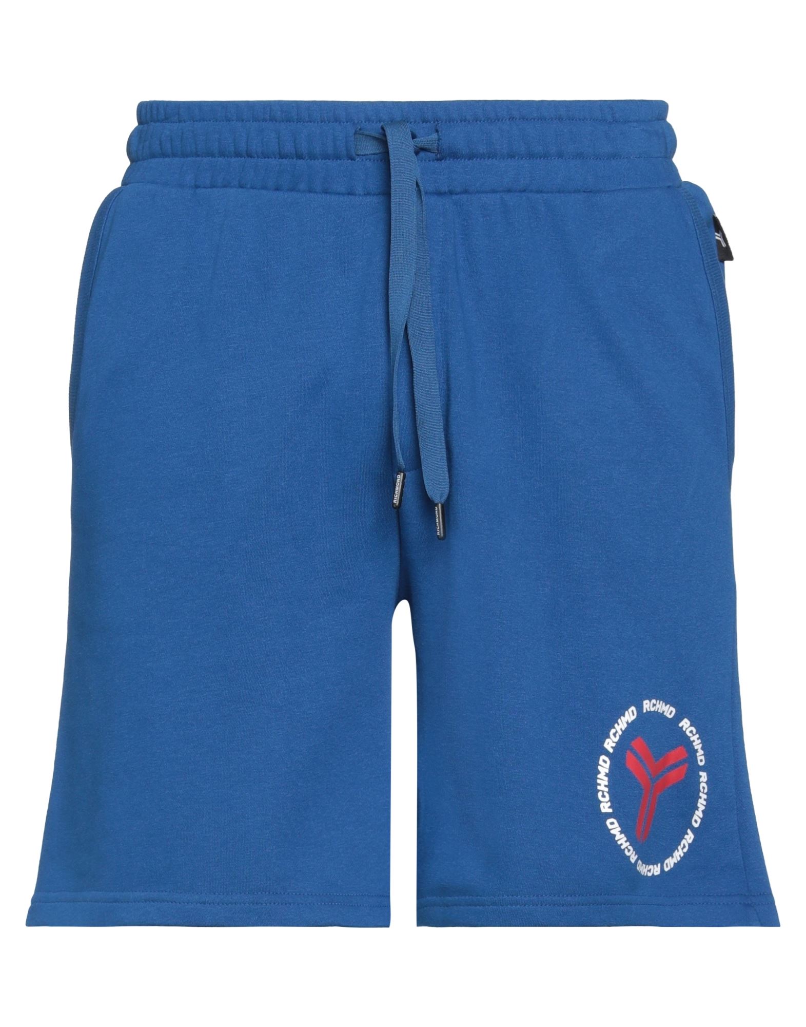 Richmond Man Shorts & Bermuda Shorts Bright Blue Size L Cotton